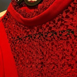 Zara Basic Collection Red cocktail dress Size Small